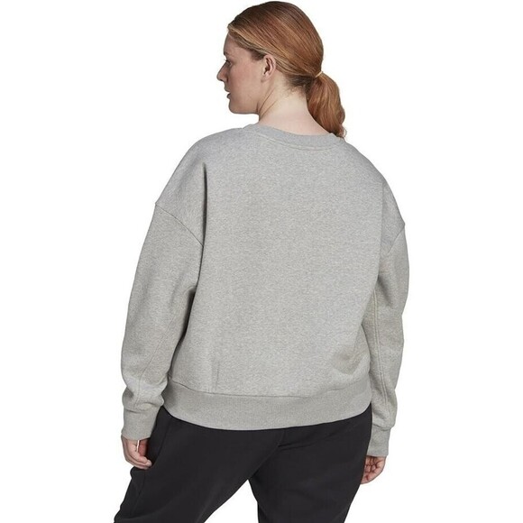 Adidas Women's Sweatshirt Plus Size Logo-Graphic Top Medium Grey Heather 4X - Picture 2 of 3